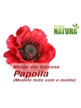 Molde em Silicone - Papoila